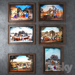 Frame - Collection of paintings 