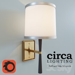 Wall light - Circa Lighting Refined Rib Sconce 
