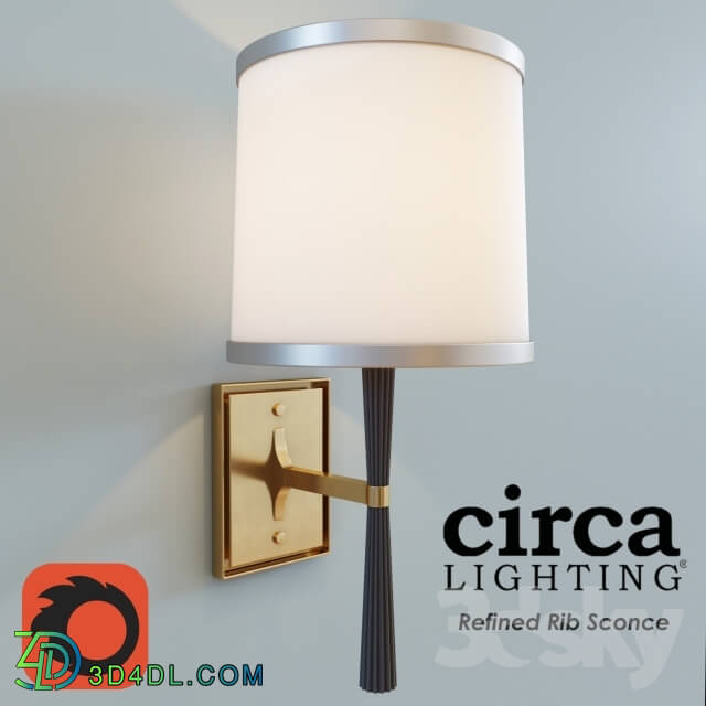Wall light - Circa Lighting Refined Rib Sconce