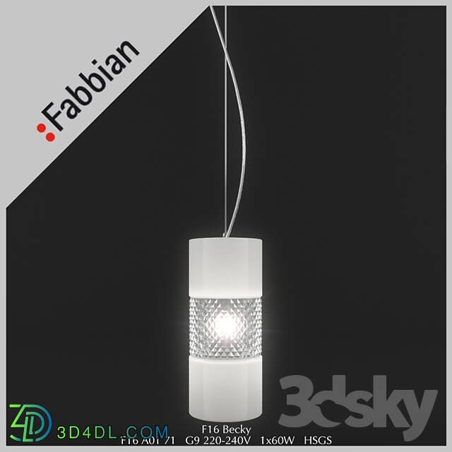 Ceiling light - OM Fabbian F16 Becky