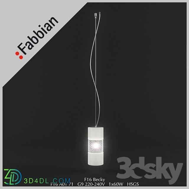 Ceiling light - OM Fabbian F16 Becky