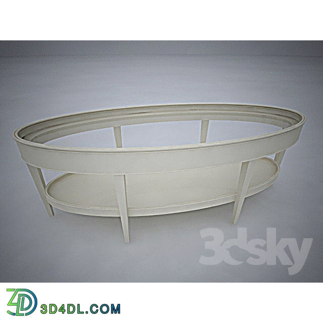 Table - Oval coffee table