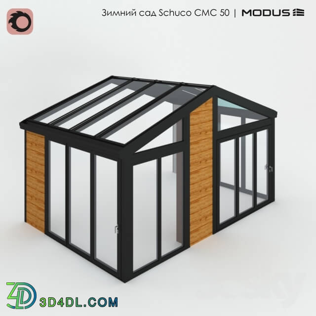 Other architectural elements - Winter Garden __ 3.1_ CMC 50 MODUS. Gable with fireplace _option_