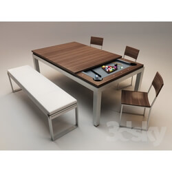 Billiards - obedenno-the billiard table of Fusion table 