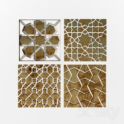 3D panel - 3D panel of Iranian decor 