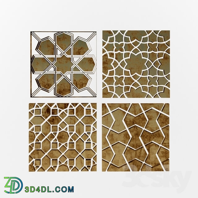 3D panel - 3D panel of Iranian decor