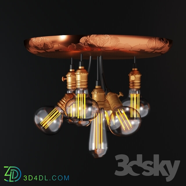 Ceiling light - Steampunk Style Lamps