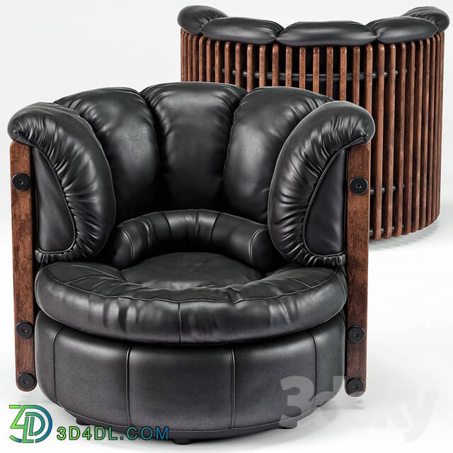 Arm chair - Isle D_Palm Arm Chair_ Ottoman