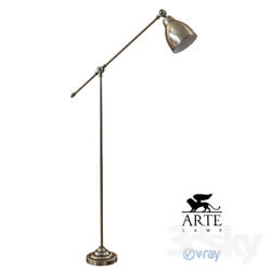 Floor lamp - Floor lamp Arte Lamp 43 A2054PN-1AB 