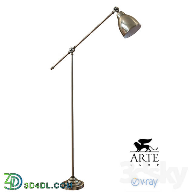 Floor lamp - Floor lamp Arte Lamp 43 A2054PN-1AB