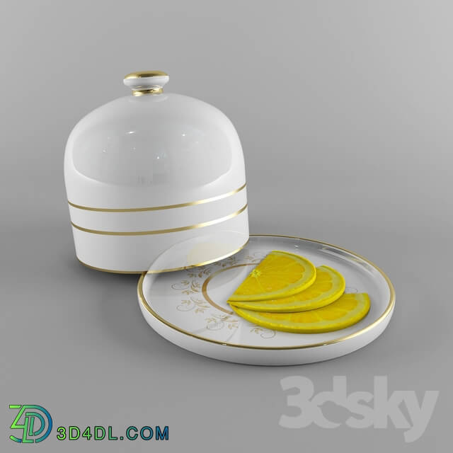 Tableware - Lemon_plate