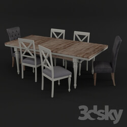 Table _ Chair - Dining Table _BarkerAndStoneHouse_ 