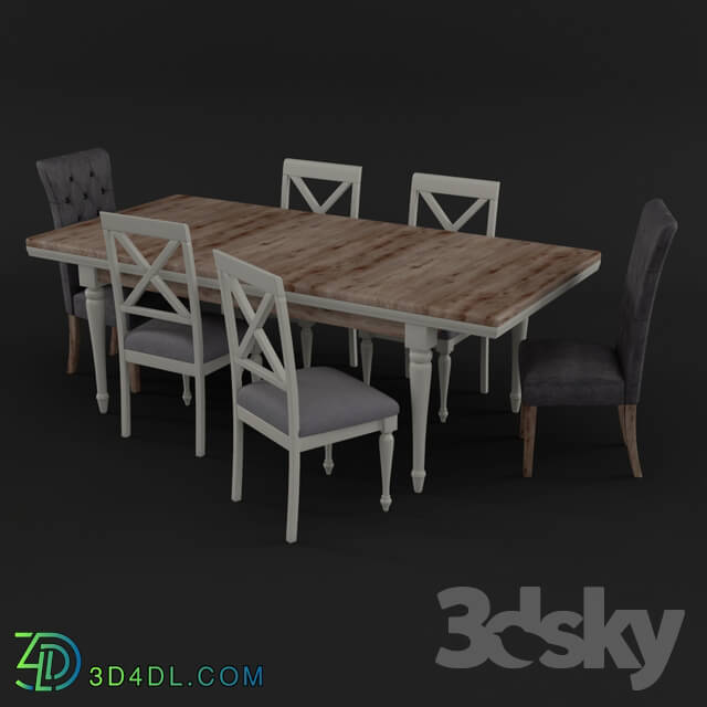 Table _ Chair - Dining Table _BarkerAndStoneHouse_