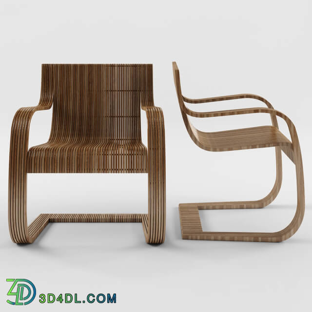 Arm chair - Suderland Continous Line Lounge Chair Design By Shelton Mindel