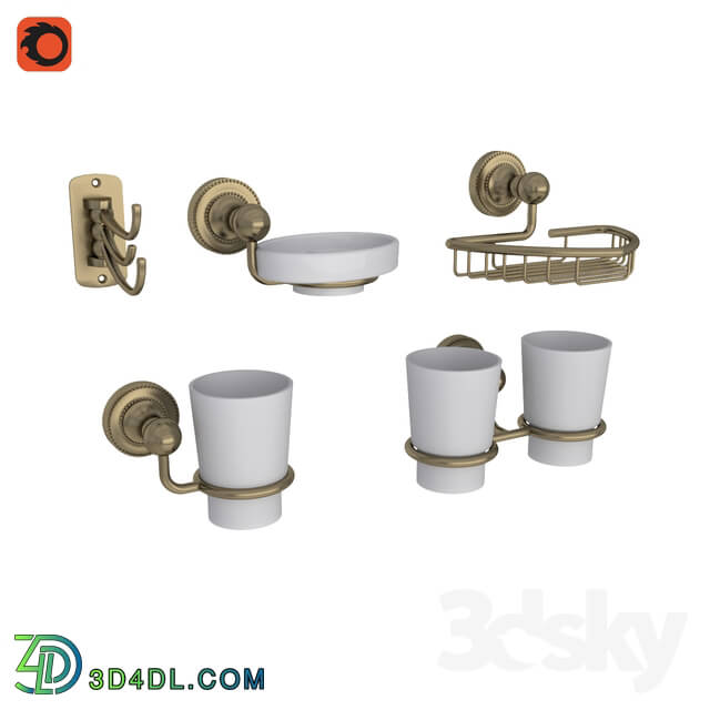 Bathroom accessories - OM Fixsen Antik Bathroom Accessories