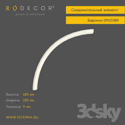 Decorative plaster - Connecting element RODECOR Baroque 09103BR 