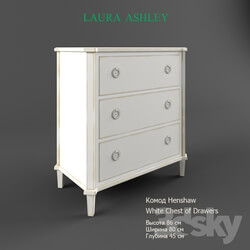 Sideboard _ Chest of drawer - White Chest of Drawers Henshaw by Laura Ashley 