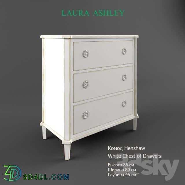 Sideboard _ Chest of drawer - White Chest of Drawers Henshaw by Laura Ashley