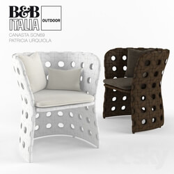 Arm chair - B _amp_ B Italia Canasta chair 