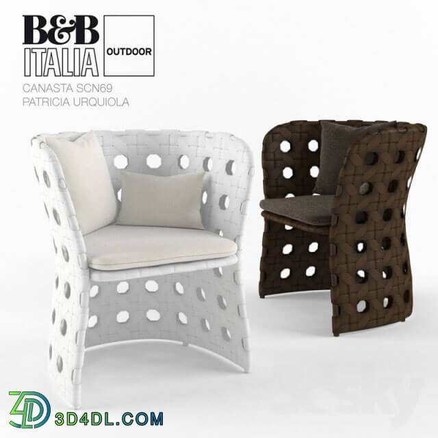 Arm chair - B _amp_ B Italia Canasta chair