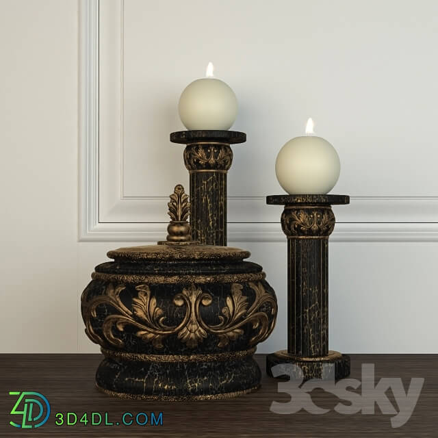 Decorative set - vase