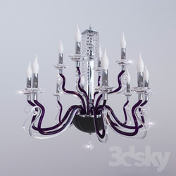 Ceiling light - Euroluce Lampadari_ Venice superlux _ L12 Violet 