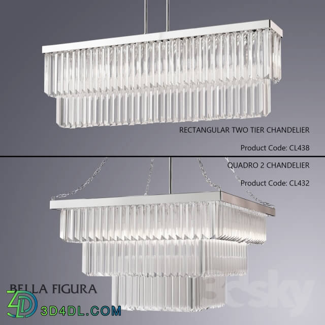 Ceiling light - Bella Figura 2 pendants _vray_ corona_