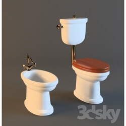 Toilet and Bidet - toilet and bidet Lineatre 