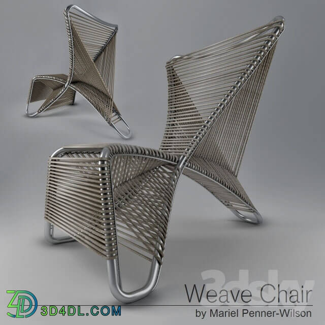 Arm chair - WEAVE CHAIR by MARIEL PENNER-WILSON