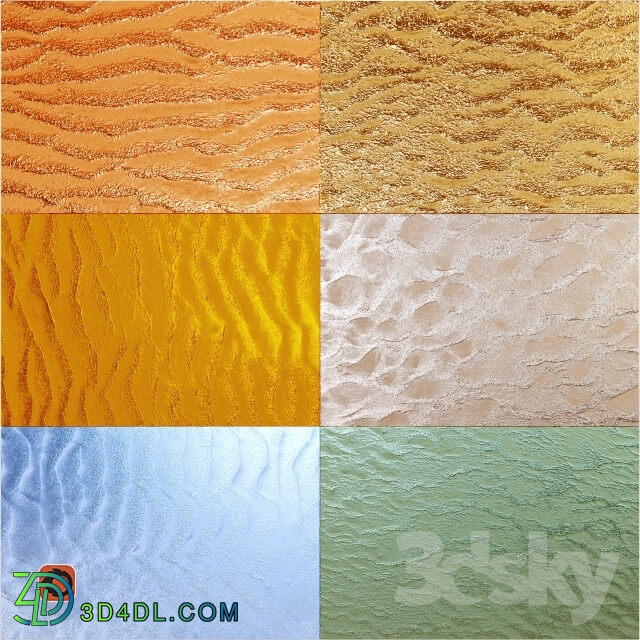 Other decorative objects - Wall panels Gold dunes