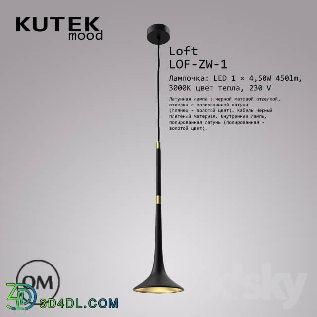 Ceiling light - Kutek Mood _Loft_ LOF-ZW-1