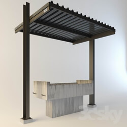 Other architectural elements - public_BBQ_mangal 