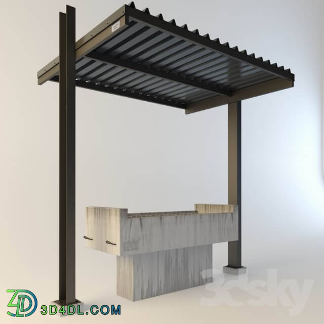 Other architectural elements - public_BBQ_mangal