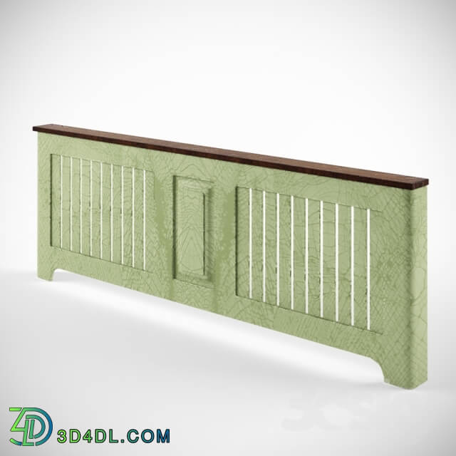 Radiator - Decorative radiator grille on a windowsill