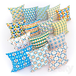 Pillows - pillow set shape play geometric 