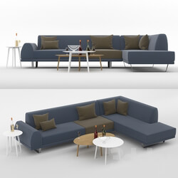 Sofa - PORTLAND angle set 4 