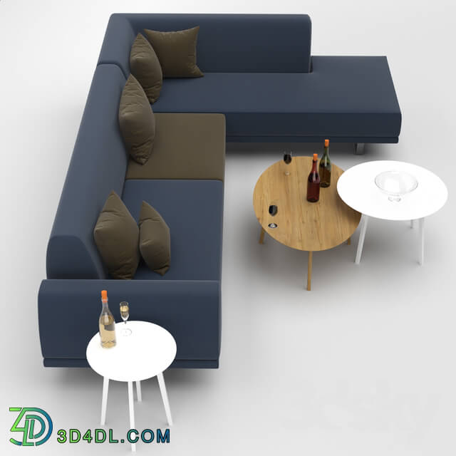 Sofa - PORTLAND angle set 4