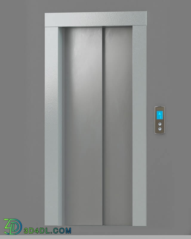 Miscellaneous - Doors with facings and post-call lift OTIS in 2 colors