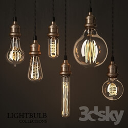 Ceiling light - RH - LIGHTBULB COLLECTIONS 