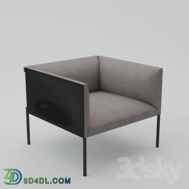 Arm chair - B _amp_ B_Italia_Hollow_Armchair