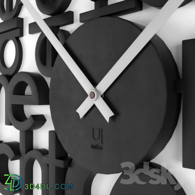 Other decorative objects - Wall clock Lingua