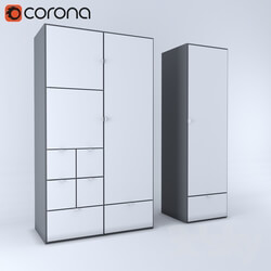 Wardrobe _ Display cabinets - VISTUS IKEA 