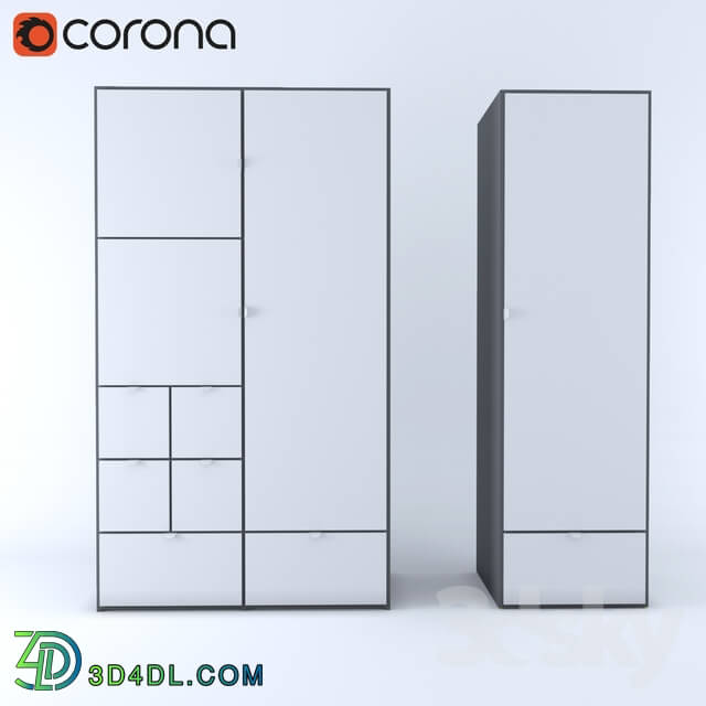 Wardrobe _ Display cabinets - VISTUS IKEA