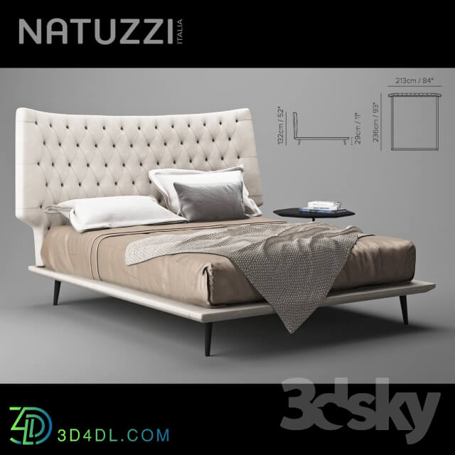 Bed - Bed Dolcevita from NATUZZI