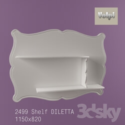 Miscellaneous - VOLPI 2499 Shelf DILETTA 