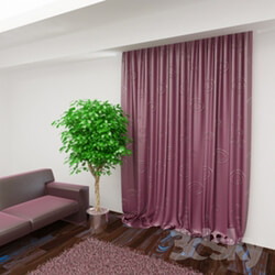 Curtain - slat pink 