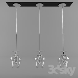 Ceiling light - Crystal chandelier GLASSES LK-0053 