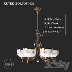 Ceiling light - KUTEK _PORTOFINO_ POR-ZW-6 