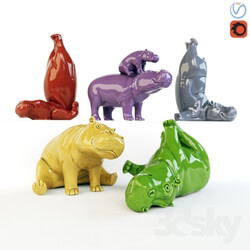 Other decorative objects - Hippos 