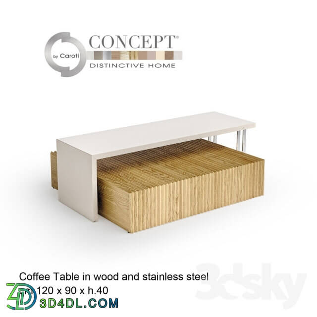 Table - Coffee table _Bonseki bidge_ - Caroti Concept